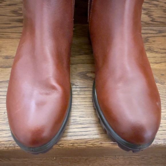 ECCO Modtray Ankle Boot in cognac/ brown leather 39/9/8.5 NWOT - Picture 5 of 14